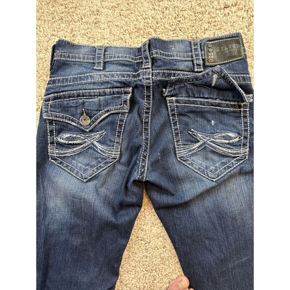 925 Series￼silver jean Co 32/32 Razor‎ Surplus Blue - Picture 11 of 12